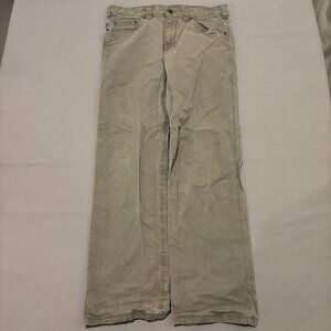 Prana Broson Pants 34x32 34x30 Gray Straight Leg High Rise Outdoor Hiking Rugged